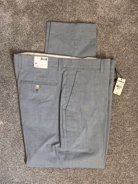 Express Men's Light Blue Slim Dress Pants